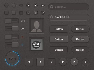 20 Free UI Element PSD Files 12