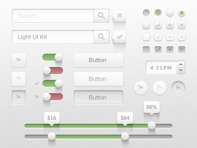 20 Free UI Element PSD Files 2
