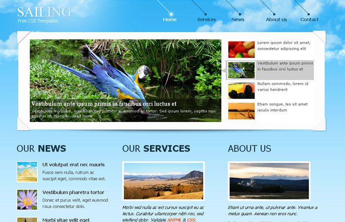 20 Free Responsive High Quality HTML/CSS Website Template 13