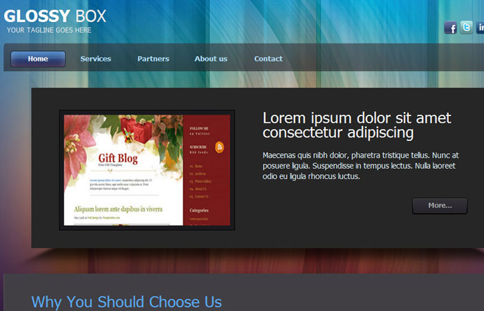 20 Free Responsive High Quality HTML/CSS Website Template 14