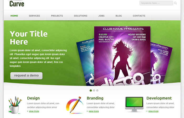 20 Free Responsive High Quality HTML/CSS Website Template 15