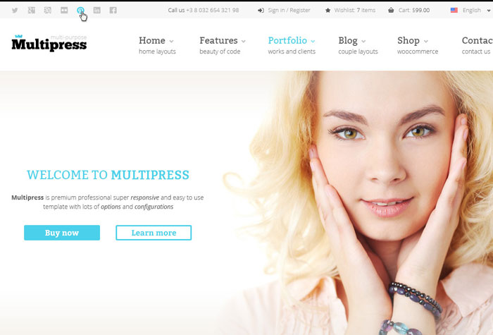 20 Free and Premium PSD Website Templates 9