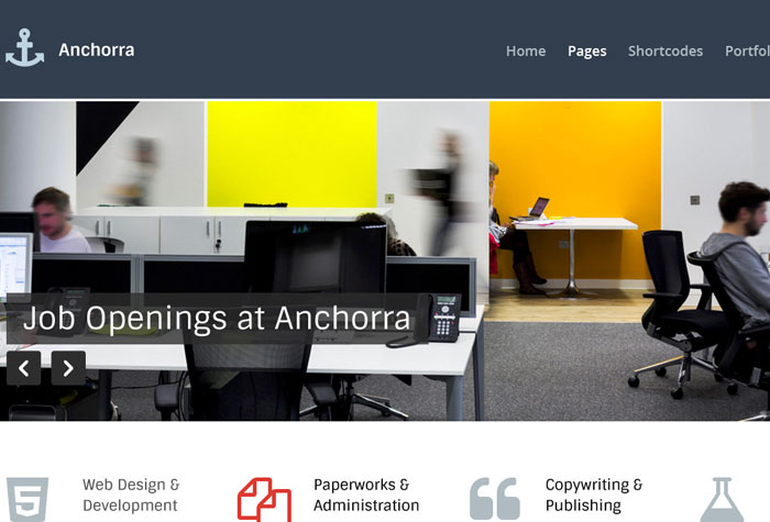 20 Free and Premium PSD Website Templates 10