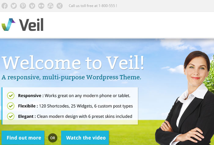 20 Free and Premium PSD Website Templates 15