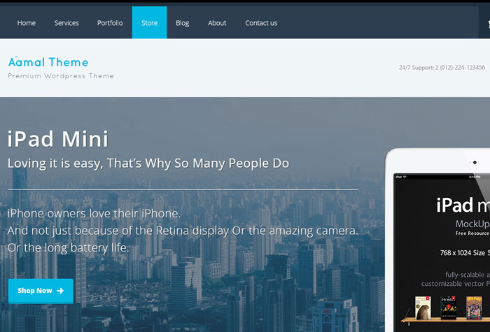 20 Free and Premium PSD Website Templates 6