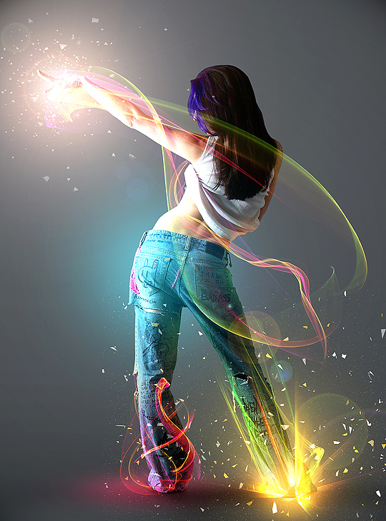 10 Advanced Photoshop Tutorials for Lighting Effects 2