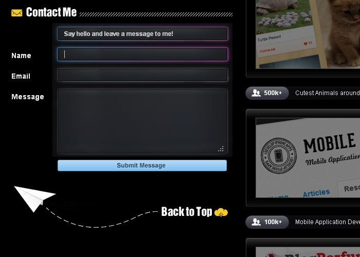 Inspiring and Creative Contact Pages of Various Websites 3