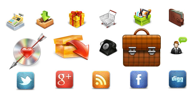 A Beautiful Collection of Free Web Icons 5