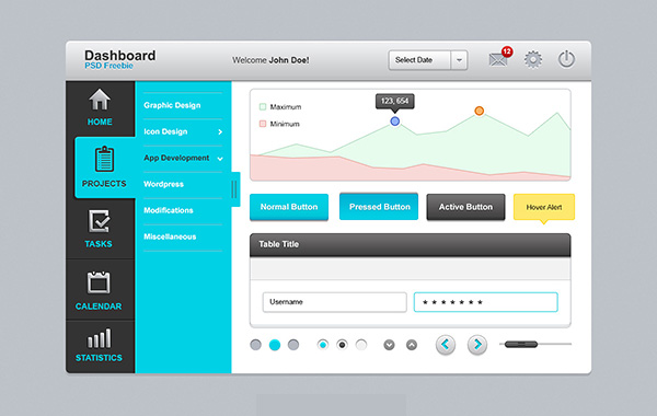 20 New Useful Free PSD Templates for Designers 12
