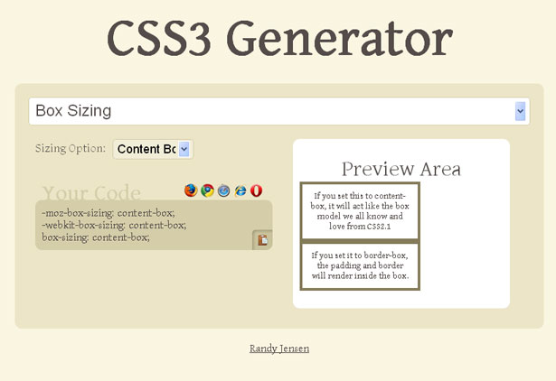 10 Useful Resources of HTML5 and CSS3 Generators 7