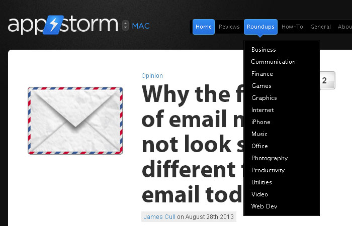 15 Beautiful and Creative CSS Navigation Menus 4