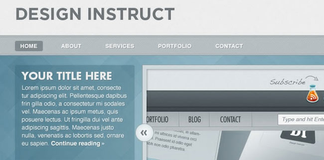 10 Vibrant Web Design Tutorials with Source File 4