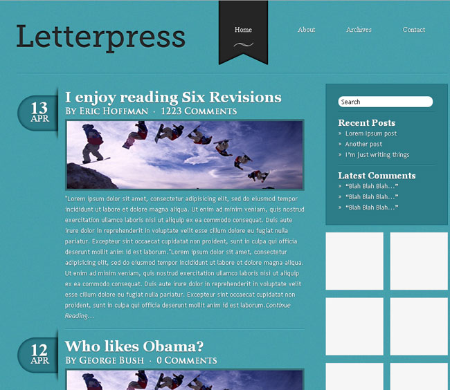 10 Vibrant Web Design Tutorials with Source File 9