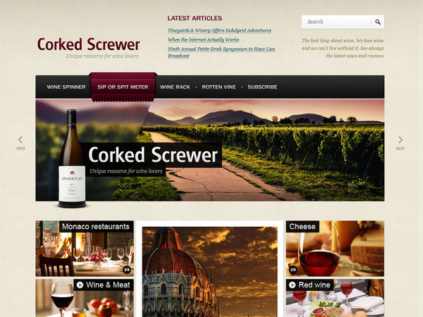 20 Beautifully Designed Free PSD Website Template 2