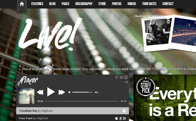 Spectacular Features Carried HTML5 Based Music Player for WordPress Users 1