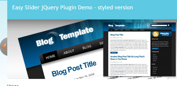 Best jQuery Image and Content Sliders Plugins 8