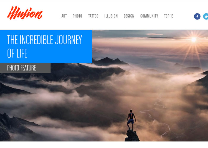 20 Beautiful Examples of Background Image Usage in Web Design 4