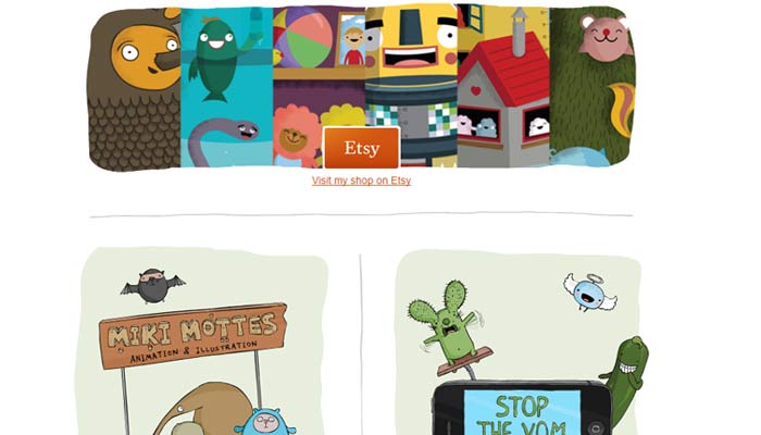 15 Beautifully Designed Cartoon Styled Websites 5