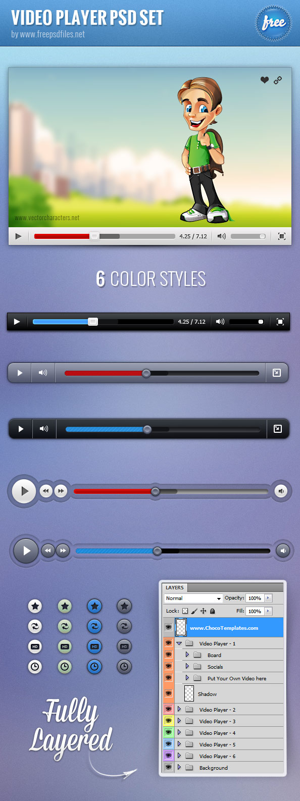 20 Exceptional Free PSD Web Elements for Designers 16