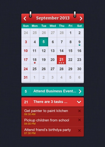 20 Exceptional Free PSD Web Elements for Designers 7