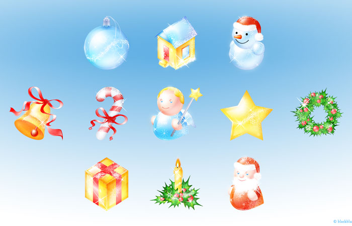 15 Free Christmas Web Element and Website Template 2