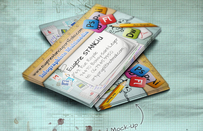20 Free Photoshop Business Card Templates 12