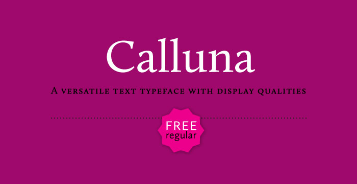 20 Useful Free Fonts for Web Design 1