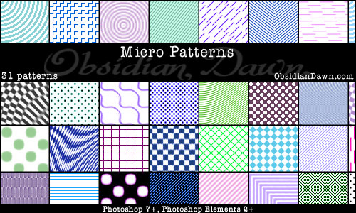 Micro Patterns PS Patterns