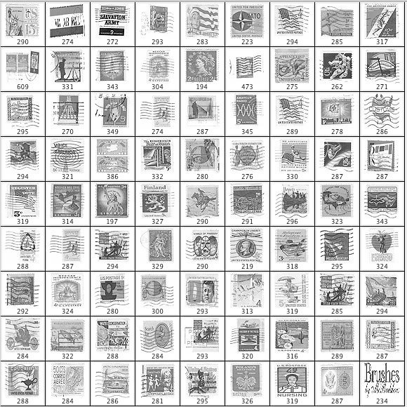 Photoshop Stamp Brushes
