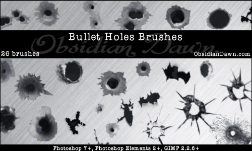Bullet Holes Brushes