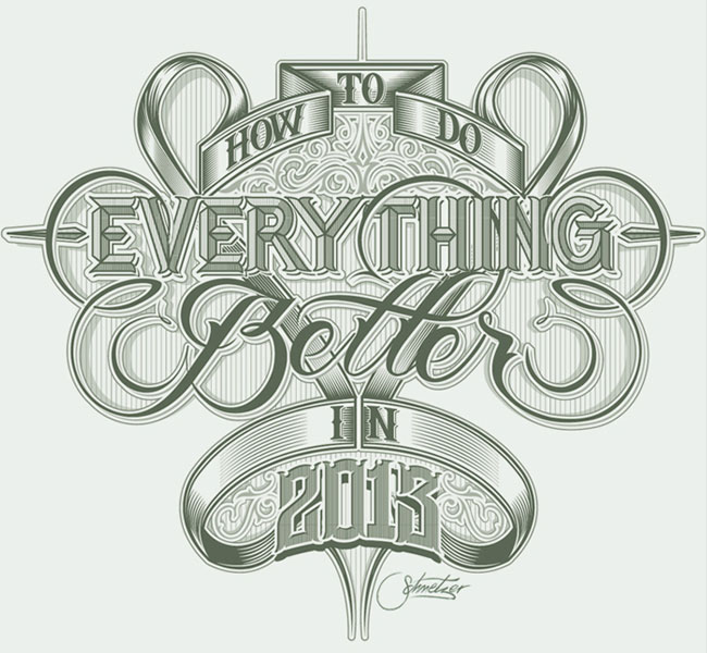 20 Excellent Examples of Typography Sketches for Designers Inspiration