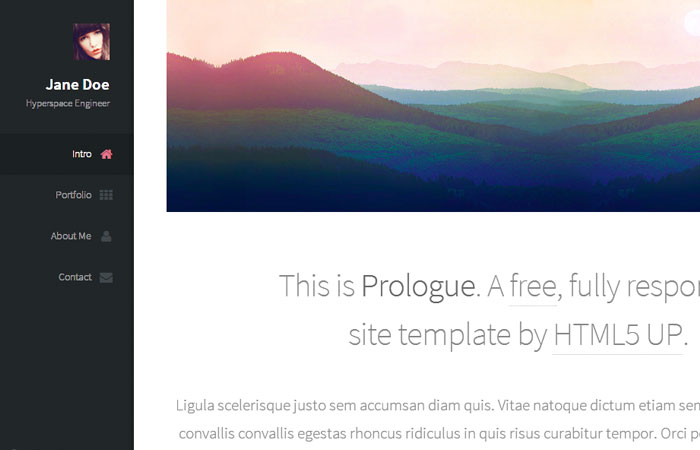 17 Free High Qualities Responsive HTML5 Web Template 14