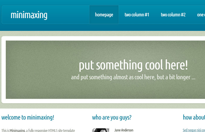 17 Free High Qualities Responsive HTML5 Web Template 2
