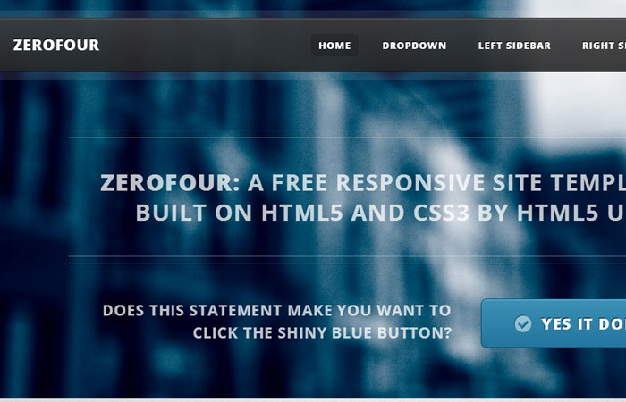 17 Free High Qualities Responsive HTML5 Web Template 4