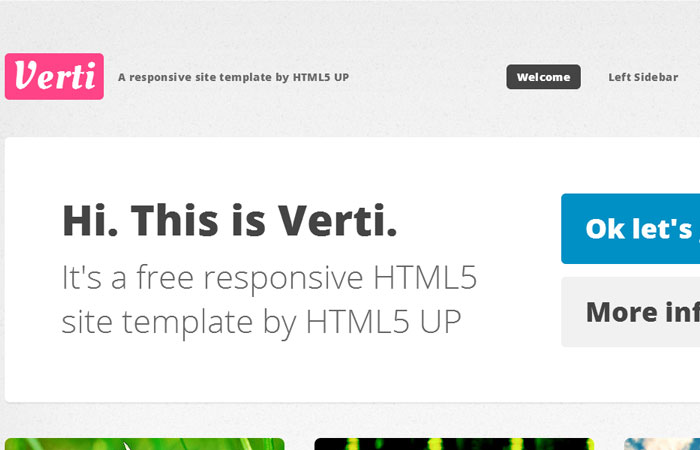 17 Free High Qualities Responsive HTML5 Web Template 6