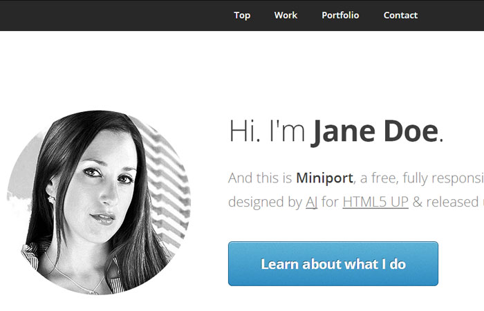 17 Free High Qualities Responsive HTML5 Web Template 7