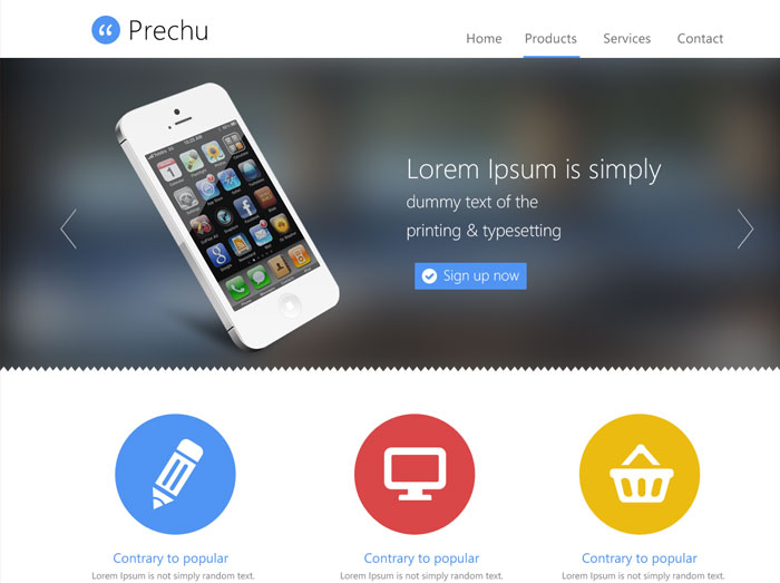 15 Free and Premium Website Templates with PSD 10