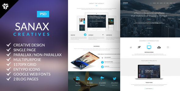 15 Free and Premium Website Templates with PSD 12