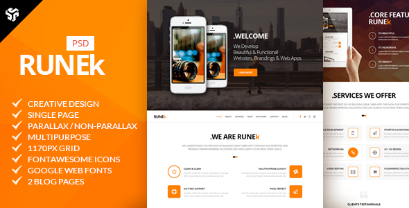 15 Free and Premium Website Templates with PSD 8
