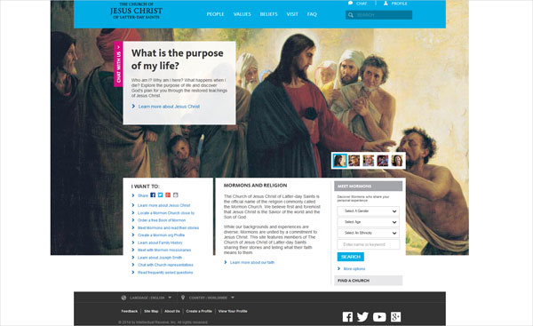 Religious Website Design: Top 5 Features to Use 9 Marmon-Website-with-Blue-Navigation-Menu-and-Header-Image