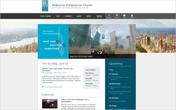 Religious Website Design: Top 5 Features to Use 10 Redeemer-Presbyterian-Church-with-Background-Header-Image