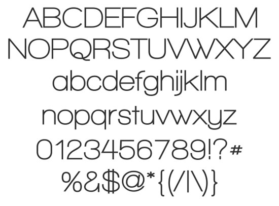 20 Fresh Free Font for Web Designers 10