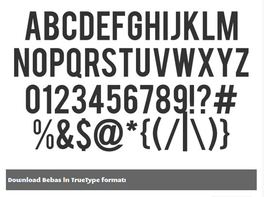 20 Fresh Free Font for Web Designers 11