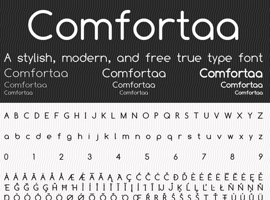 20 Fresh Free Font for Web Designers 7