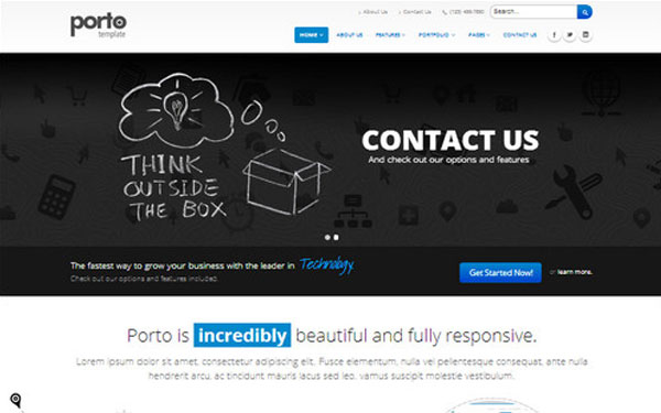 Top 8 Flat Drupal 7 Business Themes Worth Considering 3