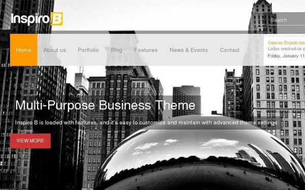 Top 8 Flat Drupal 7 Business Themes Worth Considering 6