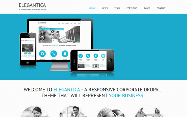 Top 8 Flat Drupal 7 Business Themes Worth Considering 7