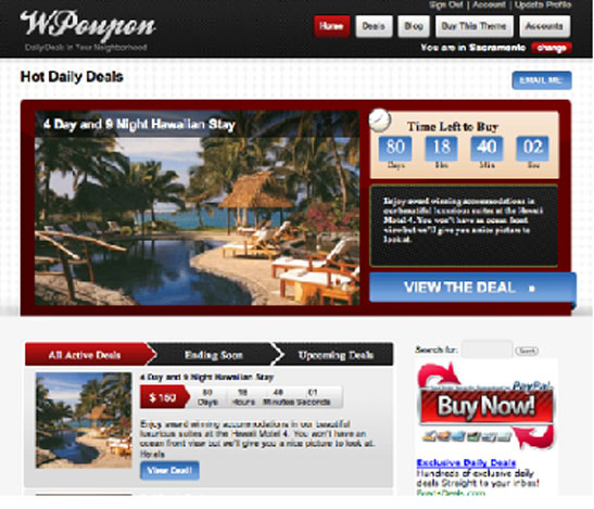 Top 5 Daily Deal Website Designs and Features 3