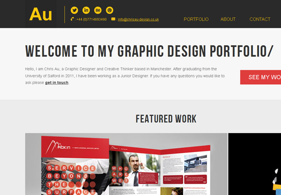 25 Creative Web Designers Portfolio Design 10