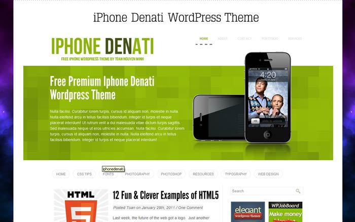 15 Responsive Free and Premium Wordpress Theme 4